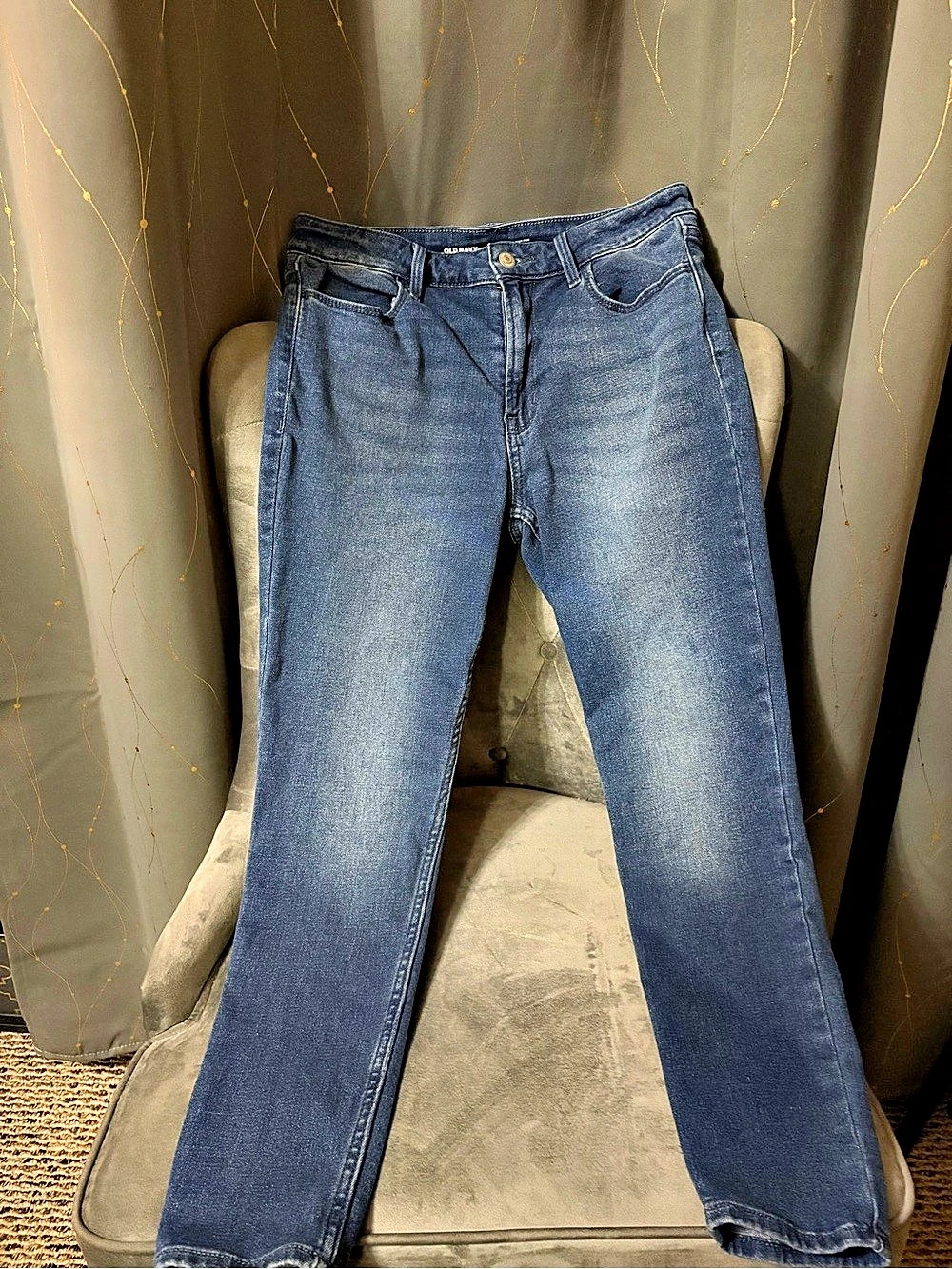 Old Navy High-Rise Wow Super-Skinny Jeans Blue Size 8 P